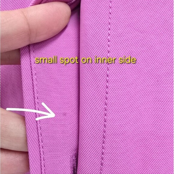 Everlane Midi Dress Womens 6 Magenta Full Button Down Square Neck Pockets - Picture 16 of 16